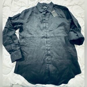 Lauren Ralph Lauren female Dark Button-Down Shirt